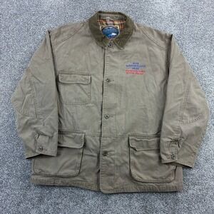 Vintage‎ Dunbrooke Upstream Field Jacket Mens XL Flannel Lined Chore Barn Coat